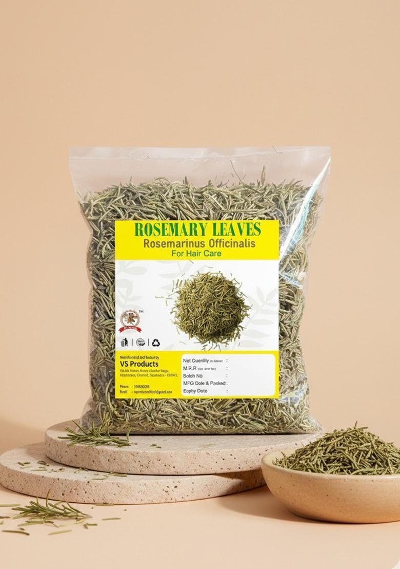 VS Products Rosemary Dried Leaves, 50g | Thyme Leaves Rosmarinus For Skin Glow Herbal Tea Food (Pack of 1)