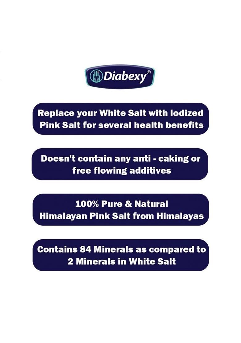 diabexy Iodized Himalayan Pink Salt