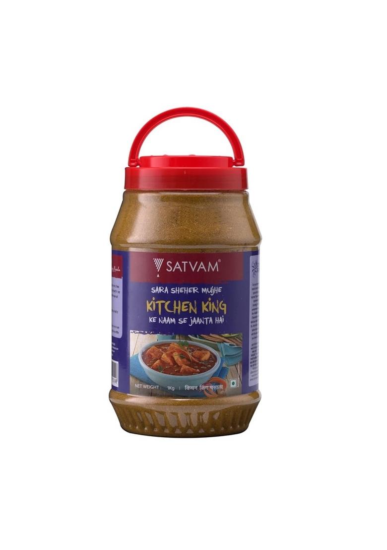 SATVAM Kitchen King Masala, 1kg Jar