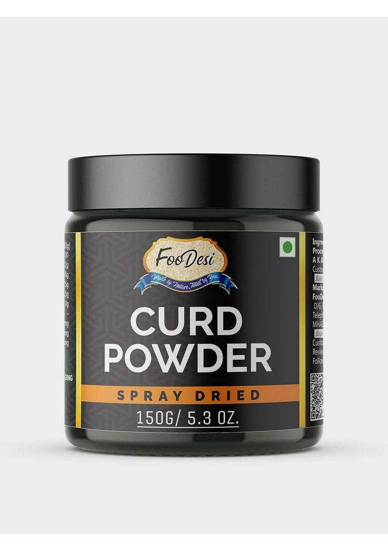 FOODESI Instant Curd Powder, 150g | Natural & Pure Dahi Powder Ready-to-Make Mix