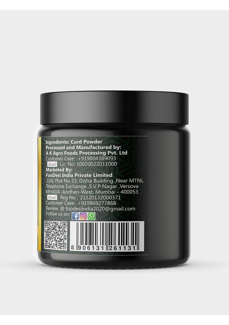 FOODESI Instant Curd Powder, 150g | Natural & Pure Dahi Powder Ready-to-Make Mix