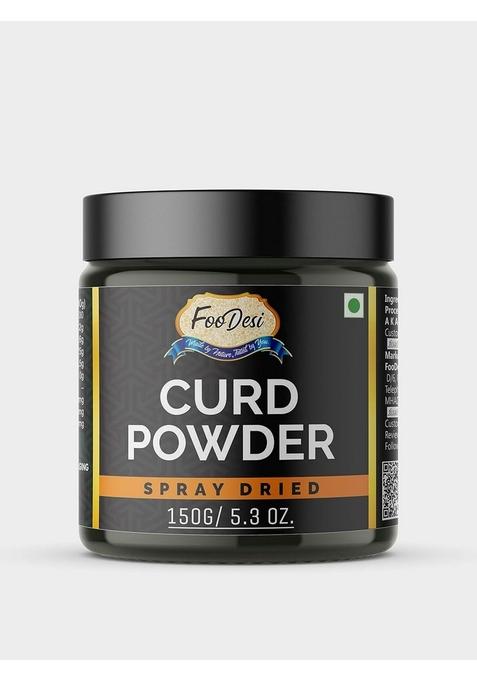 FOODESI Instant Curd Powder, 150g | Natural & Pure Dahi Powder Ready-to-Make Mix