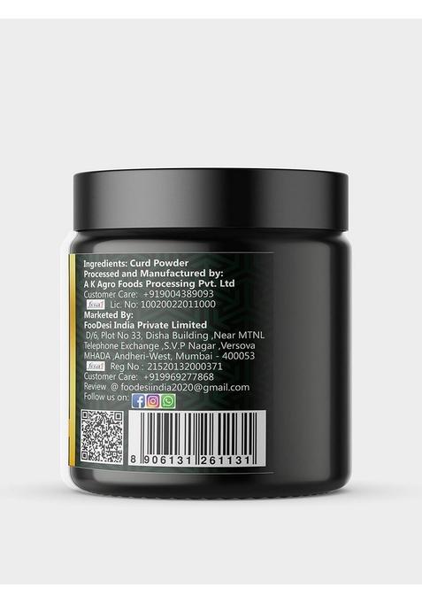 FOODESI Instant Curd Powder, 150g | Natural & Pure Dahi Powder Ready-to-Make Mix