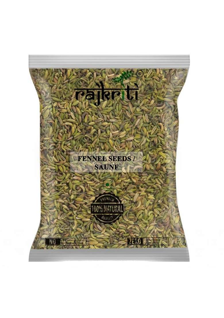 RAJKRITI Natural Saunf (Fennel) Seeds, 500g - Indya