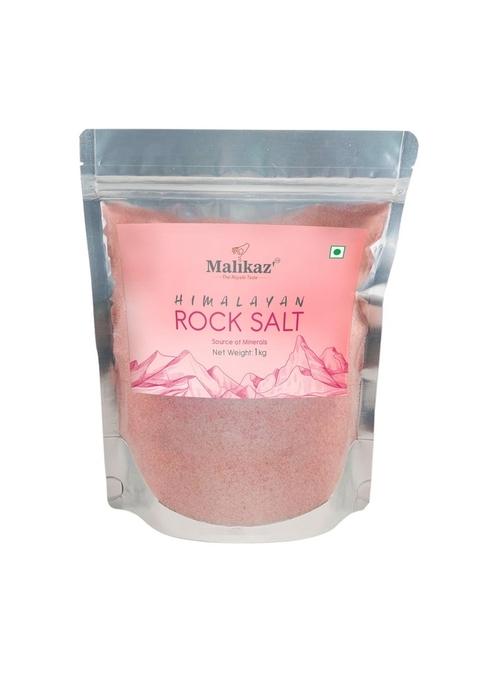 Malikaz' The Royale Taste Himalayan Rock Salt Powder (Pink) Pouch, 1 Kg