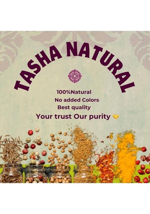 Tasha Natural Turmeric Powder | Pure Haldi Rich in Curcumin Cold-Ground, Aromatic & 100% Spice 150 Gram