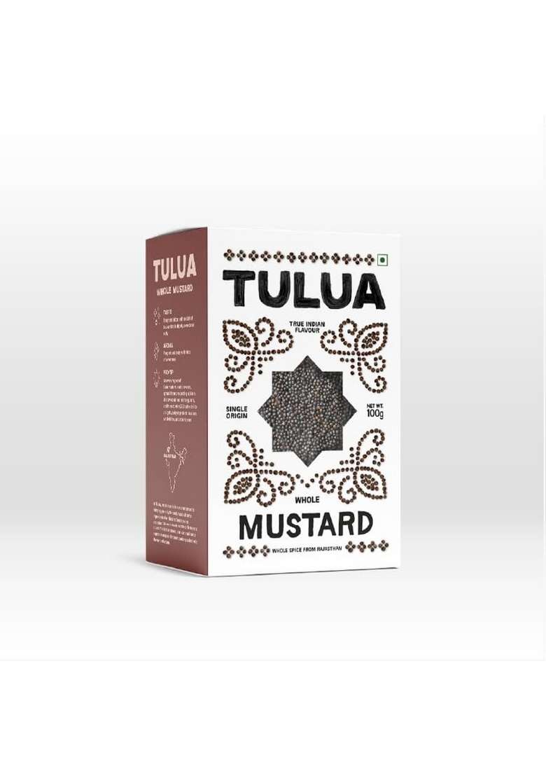 Tulua Daily Essential Spices Combo Pack of 3 | Lakadong Turmeric Powder, Cumin Seeds, Mustard Seeds (1x100gm Each) Natural & Organic Home Cooking Spice Mix - Indya