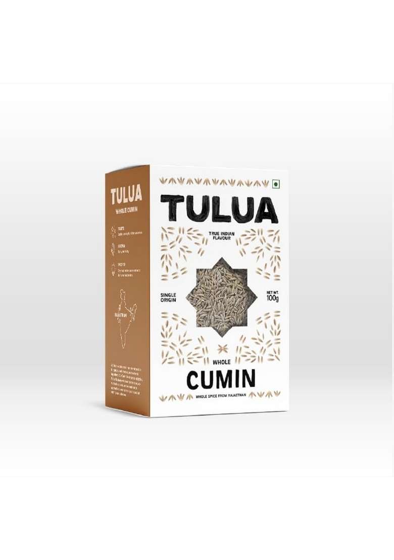 Tulua Daily Essential Spices Combo Pack of 3 | Lakadong Turmeric Powder, Cumin Seeds, Mustard Seeds (1x100gm Each) Natural & Organic Home Cooking Spice Mix - Indya