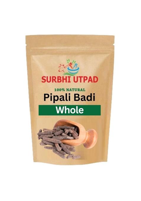 SURBHI UTPAD Pipli Long Pepper Whole - 100 Gram| Pippali, (Pipli,Pipal Badi, Pippali), Black