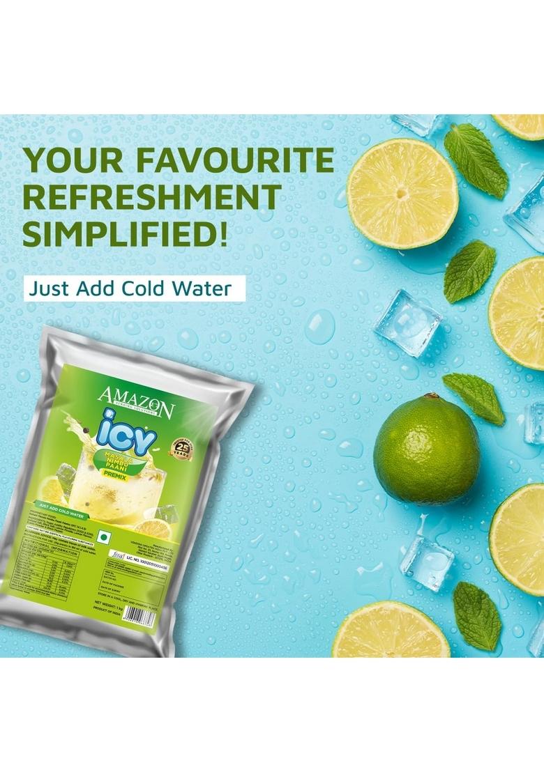 AMAZON ICY Masala Nimbu Pani Powder Premix | 1 Kg