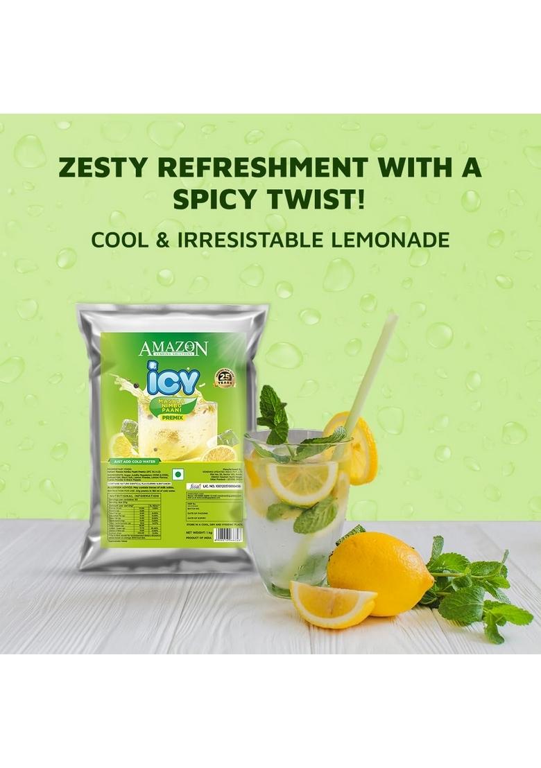 AMAZON ICY Masala Nimbu Pani Powder Premix | 1 Kg