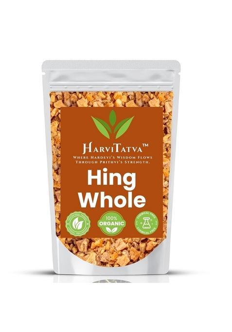 HarviTatva Hing Whole | Asafoetida Granules Natural Heeng Ayurvedic, Kabuli, Bandhani Digestive Spice Premium Asafoetida- 25gm