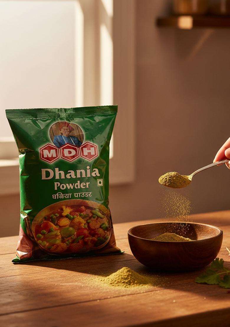 MDH Dhania, 500 Gram, Cilantro, Vegetarian, Pack of 1 - Powder - Indya
