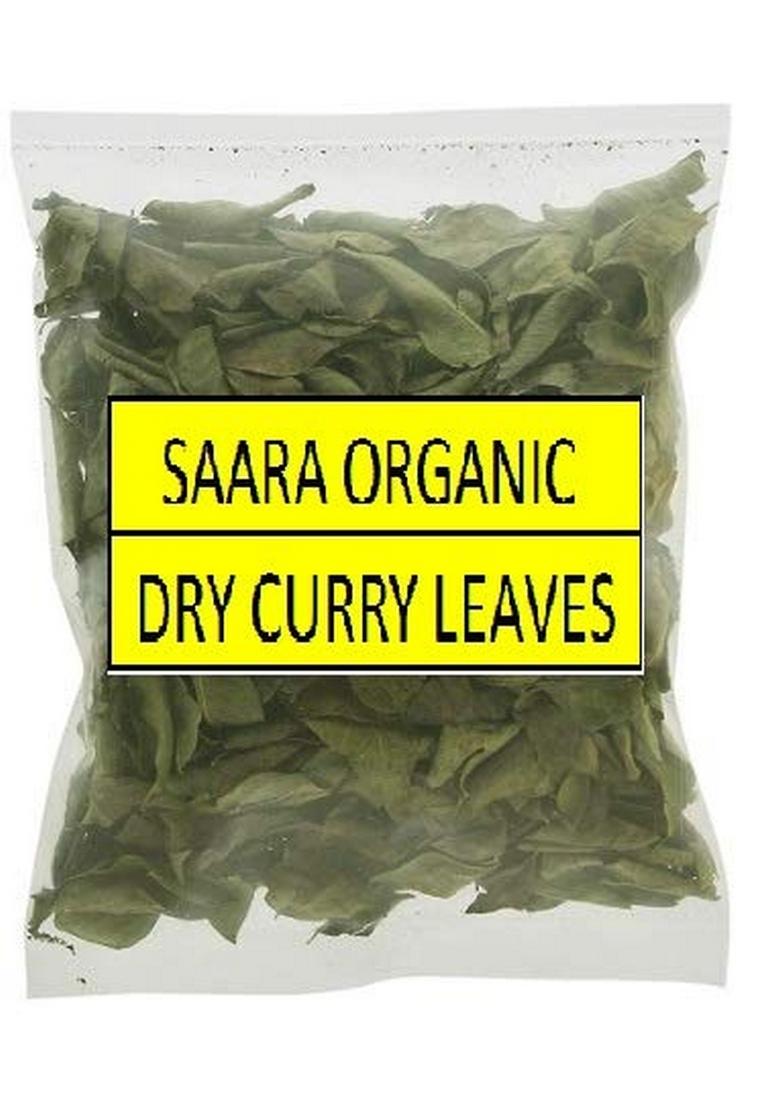 saara HERBAL FRESH Dry Curry Leaves (100 gram) Karuveppillai Dried Leaves,Dry Kadi Patta,Murrya koenigii,Curry Leaf for Eating, Cooking, 100g (Pack of 1 x 100g)