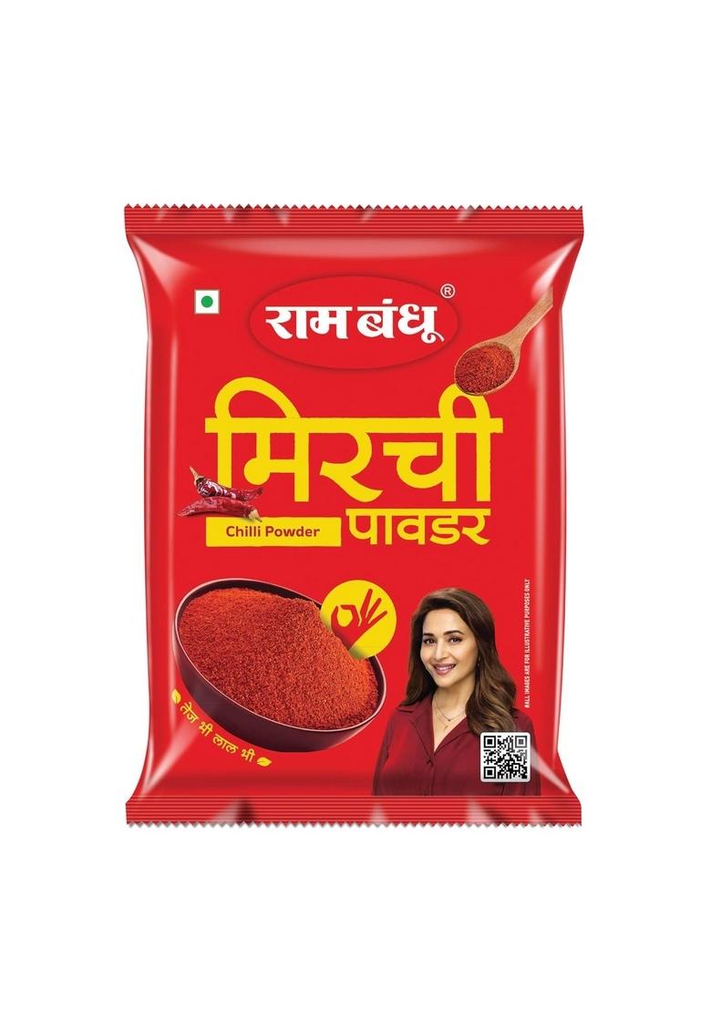 Ram Bandhu Chilli Powder 1kg Pack | Pure & Premium Red for Rich Color and Spicy Flavor Perfect Everyday Cooking Hygienically Packed