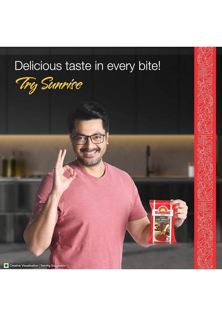 Sunrise Pure Red Chilli Spice Powder Pouch, 100 g