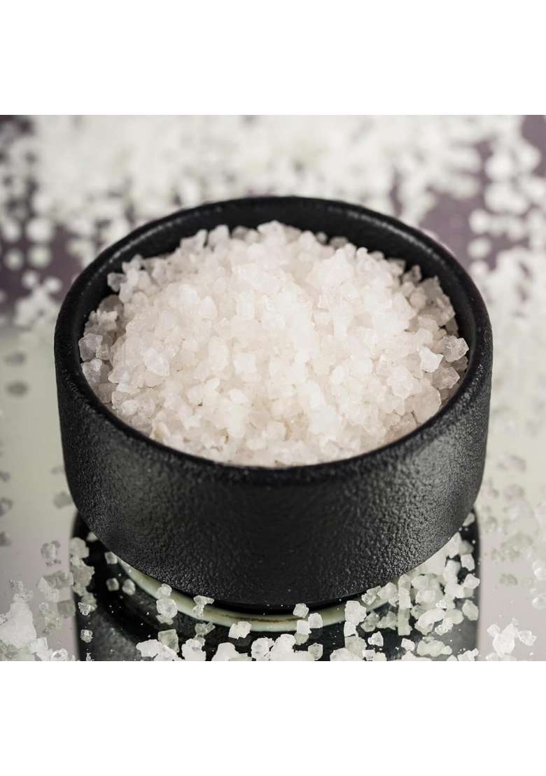urban platter Winter Harvest Desert Salt Grinder, 200g (Powdered by Lunn | Sparkling White Crystals Longer Dried Salt) - Indya