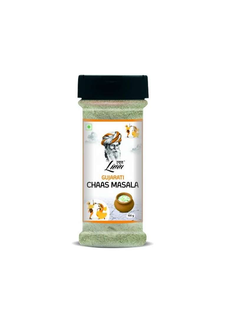 LUNN Gujarati Chaas Masala | 100g Each, Authentic Buttermilk Spice Blend No Artificial Additives Low Sodium & Rich in Natural Ingredients (Pack Of 2) - Indya