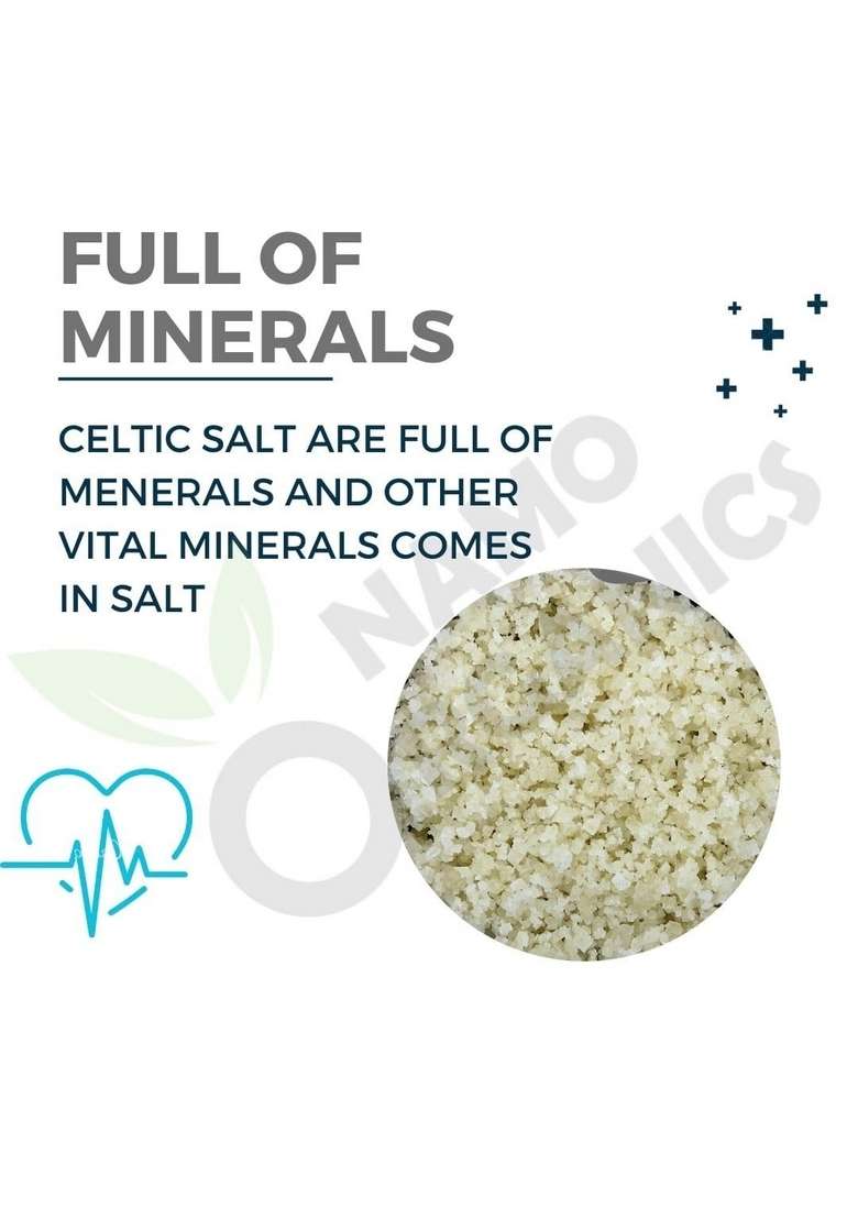 Namo Organics - Celtic Sea Salt 500g natural, Unrefined - Indya