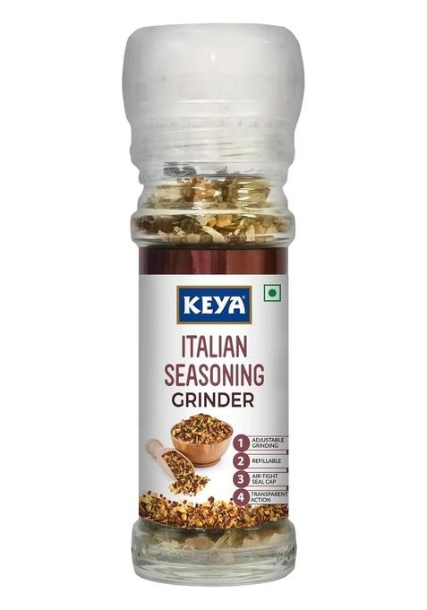 KEYA Italian Seasoning Grinder 50g | Perfect for Pizzas, Smoked Chicken, Risotto, Egg Dishes & More Twist-Top Authentic Flavor in Every Meal