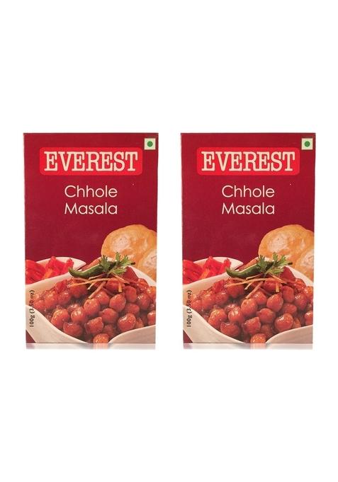 Everest Chhole Masala - 100 grams (Pack of 2)