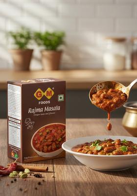 GM FOODS Rajma Masala Powder 100 Gram(Pack of 2) | Spice Blend for Delicious Red Kidney Bean Curry Ideal Dhaba Style North Indian Punjabi Chawal & Home Cooking No Preservatives