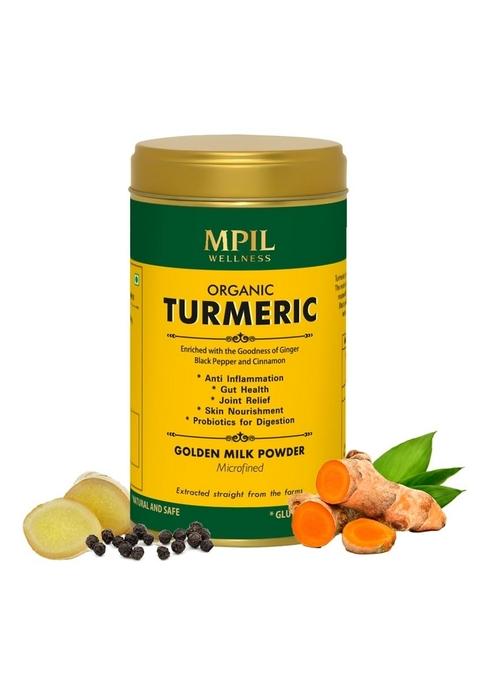 MPIL Organic Turmeric Powder 100 grams | Anti Inflammation Immunity Booster Skin Nourishment Joint Health
