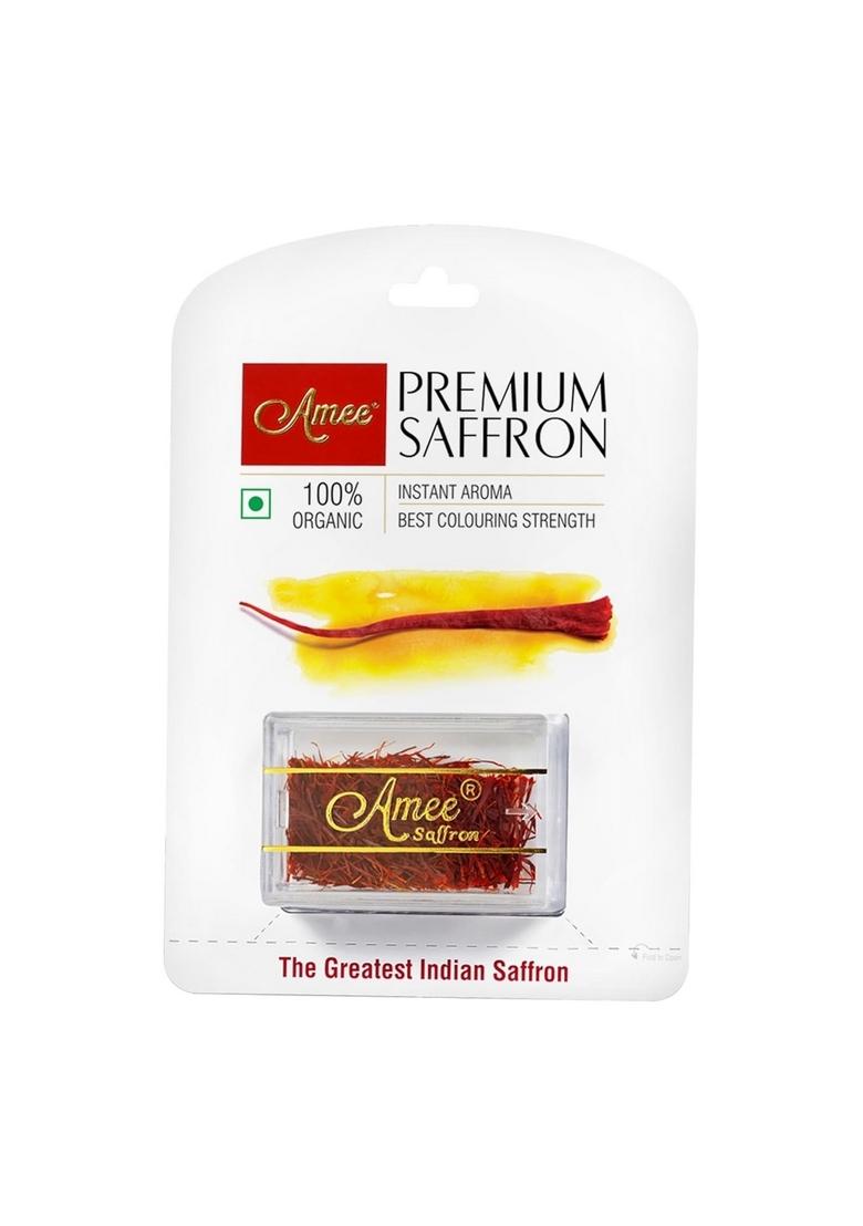 Amee Pure Kashmiri Kesar Saffron Original (2gm) Use for Pregnant Women, Sweets & Milk (2 Gram Saffron)