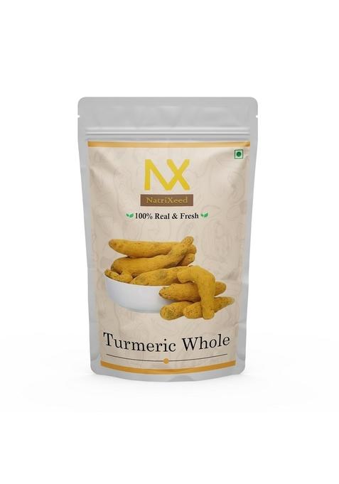 NatriXeed Whole Turmeric 1000gm | Sabut Haldi No Artificial Flavour Added Organic Gatiya Ideal For Eating, Drinking, Cooking (1kg)