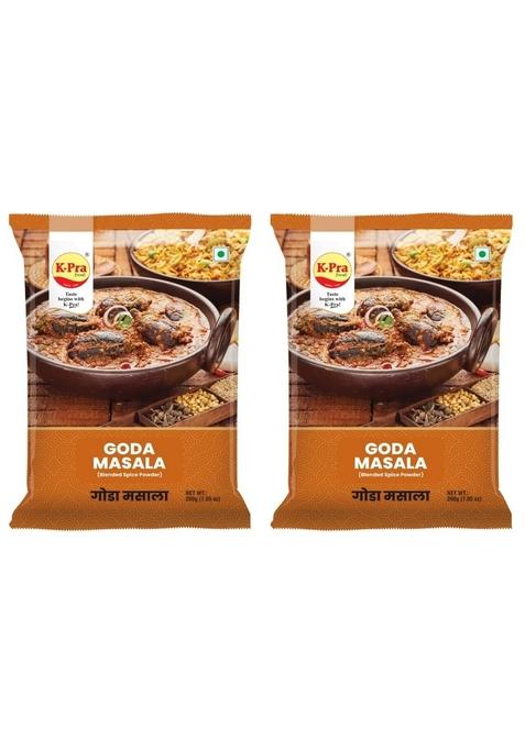 K-PRA K Pra Goda Masala Pack Of 2 Each 200 gm -(400 gm)