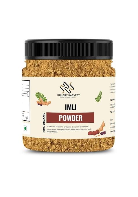 Hungry Harvest Dried Tamarind Powder | Dry Imli Chutney,Tangy, Hydrated and Delicious| Ready To Use [Jar Pack] (250 Grams (Pack of 1 250 Grams))