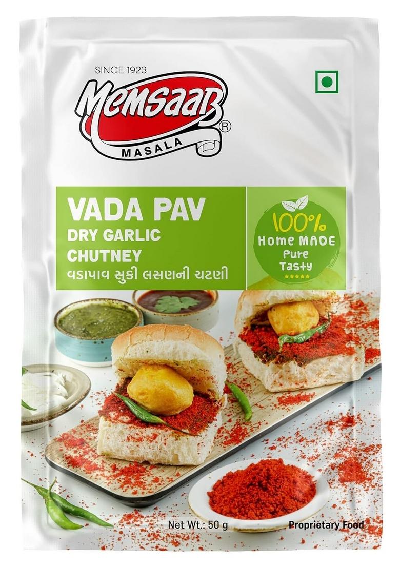 Memsaab Vada Pav Dry Garlic Chutney | Combo of 4