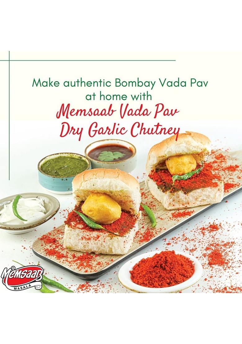 Memsaab Vada Pav Dry Garlic Chutney | Combo of 4