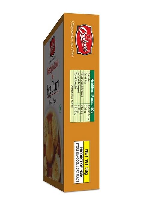 Cookme Egg Curry Masala Powder 50g | Spicy & Flavorful Blend for Delicious Perfect Quick Easy Indian Recipes Fresh Aromatic