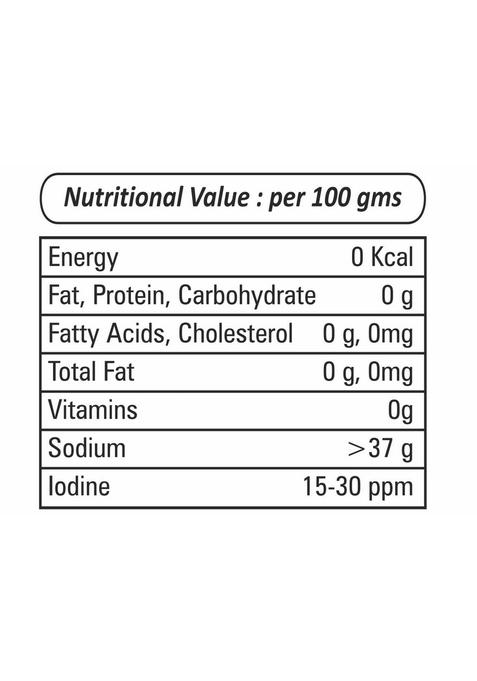 DR BRAND Crystal sea salt (natural iodine namak combo of 5 pack)