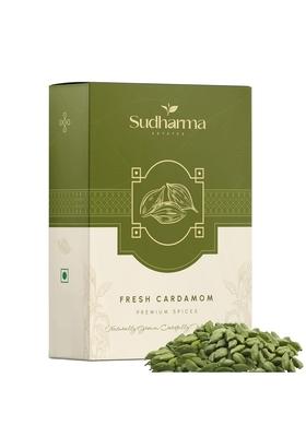 Sudharma Estates Idukki Green Cardamom 100g | Bold 7 8mm Direct Farm Sourced Pure Whole Elaichi No Artificial Additives Premium Export Quality