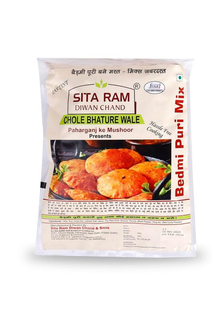 Sita Ram Diwan Chand Bedmi Puri Mixture | Ready to Cook Instant Flour Mix (500g)