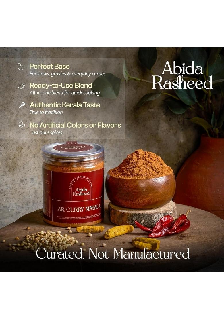 ABIDA RASHEED Rasheed's Combo of Curry Masala (250gm) and Garam (75gm)- Pack 2 Kerala Special Malabar