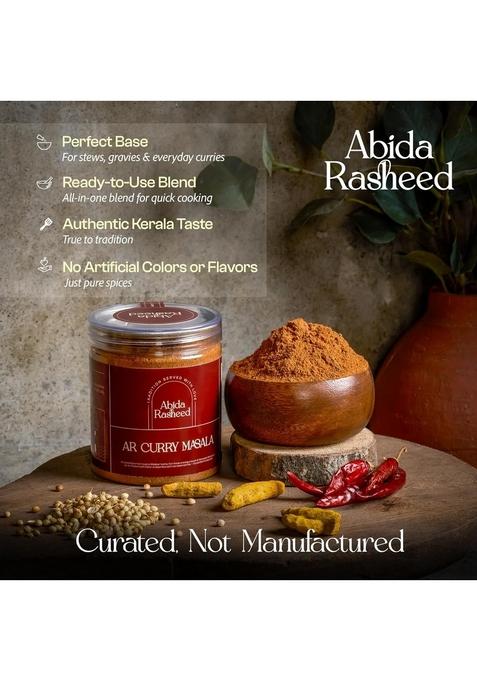 ABIDA RASHEED Rasheed's Combo of Curry Masala (250gm) and Garam (75gm)- Pack 2 Kerala Special Malabar