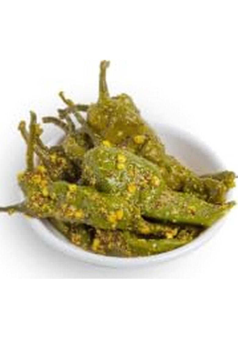 RAJASTHAN DESI FOOD CART BAZAAR Rajasthani Home Made Athana Mirch Pickle, Chilli Pickle