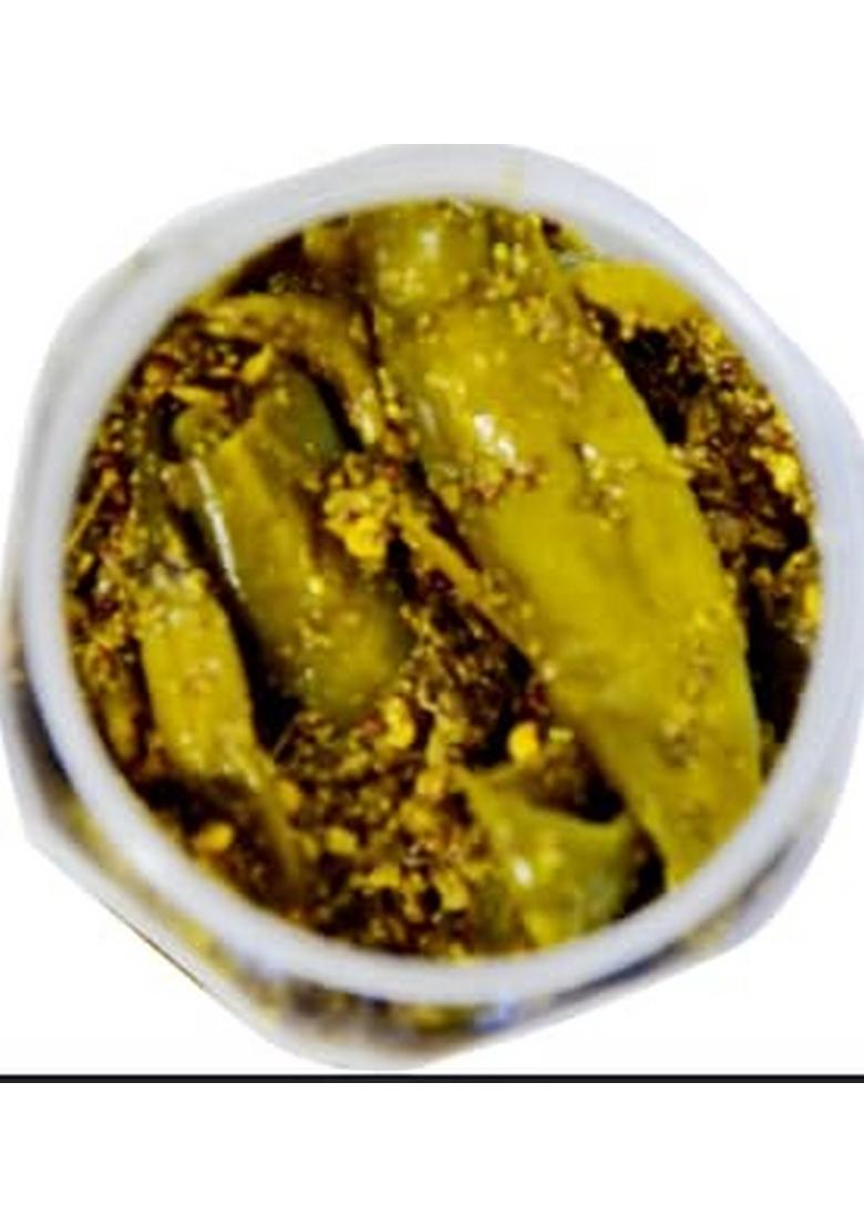 RAJASTHAN DESI FOOD CART BAZAAR Rajasthani Home Made Athana Mirch Pickle, Chilli Pickle