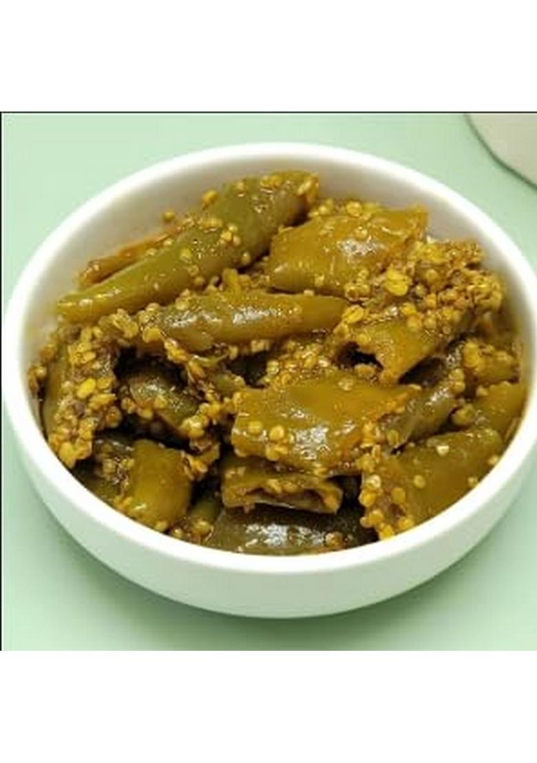 RAJASTHAN DESI FOOD CART BAZAAR Rajasthani Home Made Athana Mirch Pickle, Chilli Pickle
