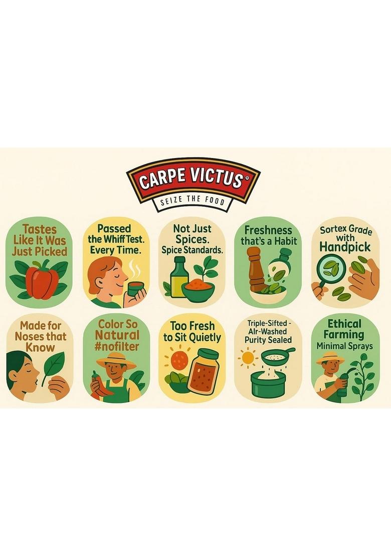 CARPE VICTUS Premium Bay Leaves for All Foods, Whole Tej Patta, Healthy Dried Indian Spices & Herbs, Everyday Cooking Essentials Fine Taste Quality, 10 gms