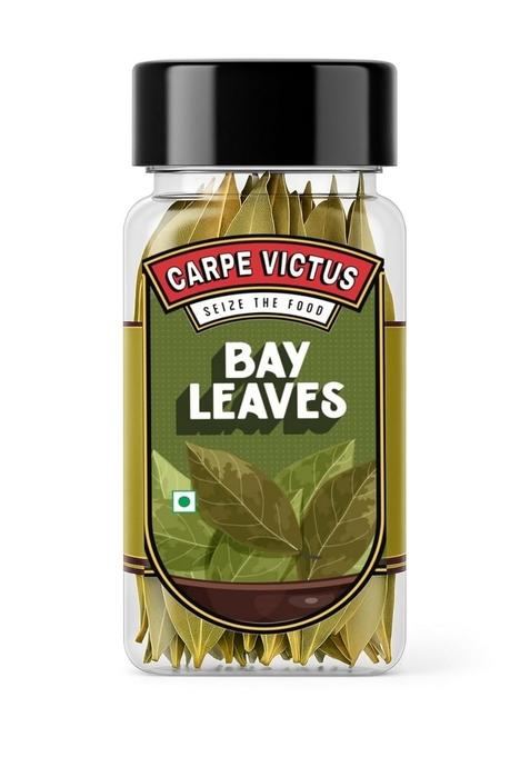CARPE VICTUS Premium Bay Leaves for All Foods, Whole Tej Patta, Healthy Dried Indian Spices & Herbs, Everyday Cooking Essentials Fine Taste Quality, 10 gms