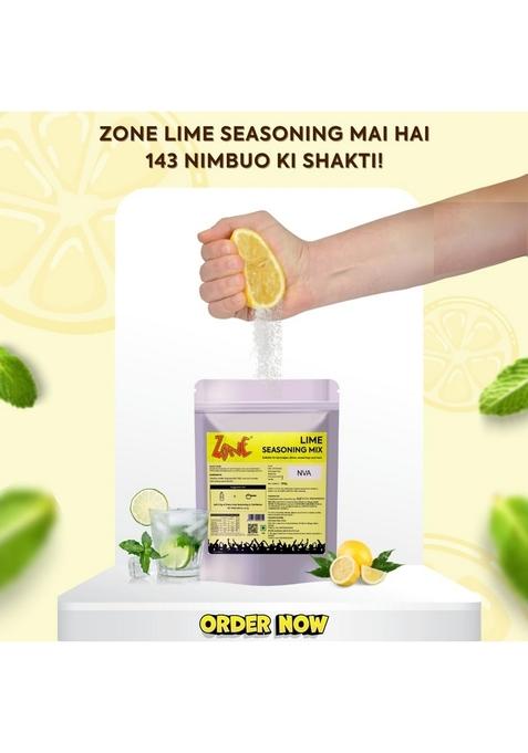 ZONE Lime Seasoning Mix, 500g | Replace Fresh Limes and Lemons Suitable for Beverages, Seasonings, Marination, Salads