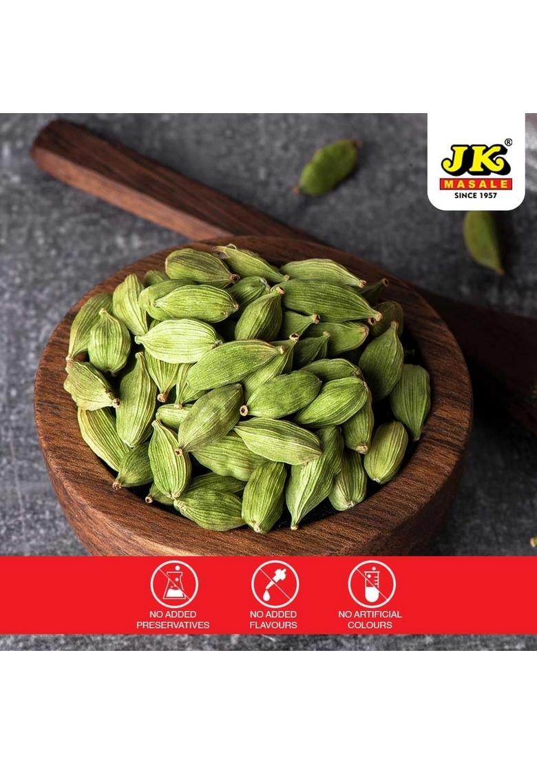 JK Premium Green Cardamom (Elaichi) 7-8mm