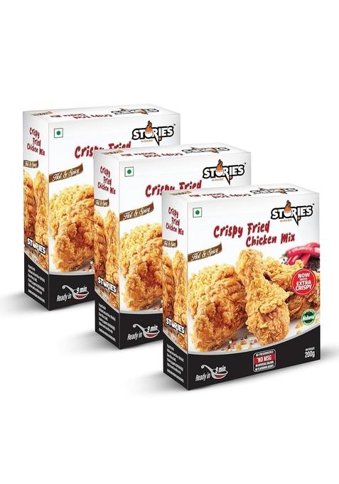 STORIES Crispy Fried Chicken Mix- Hot And Spicy - Pack Of 3