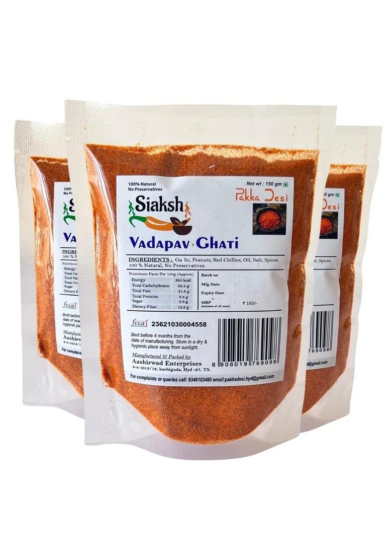 Siaksh Instant Ready to use Vada pav ghati/Chutney