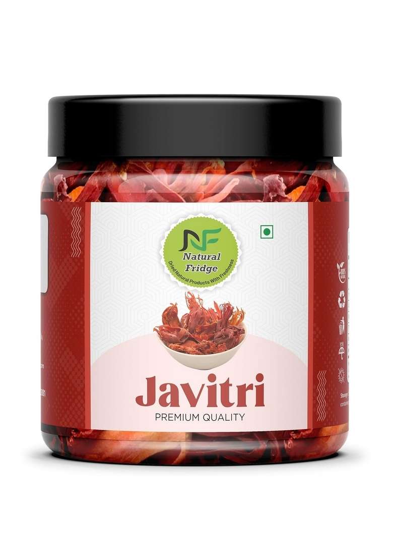 Natural Fridge Whole Javitri (Mace) - 100g | Dental Health, Protects Kidney & Boosts Blood Circulation Jar Pack for Enhanced Culinary Experiences - Indya