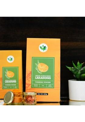 GreeNE Origins Lakadong Turmeric Powder 100g | High Curcumin (8-12%) GI Tagged Organic Haldi from Meghalaya Pure & Wild for Cooking, Golden Milk, Immunity Skin Care